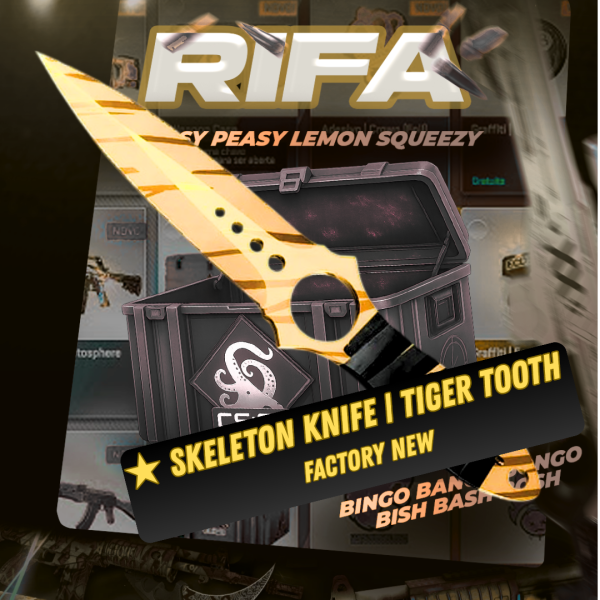 19/12  ★ Skeleton Knife | Tiger Tooth (Factory New)